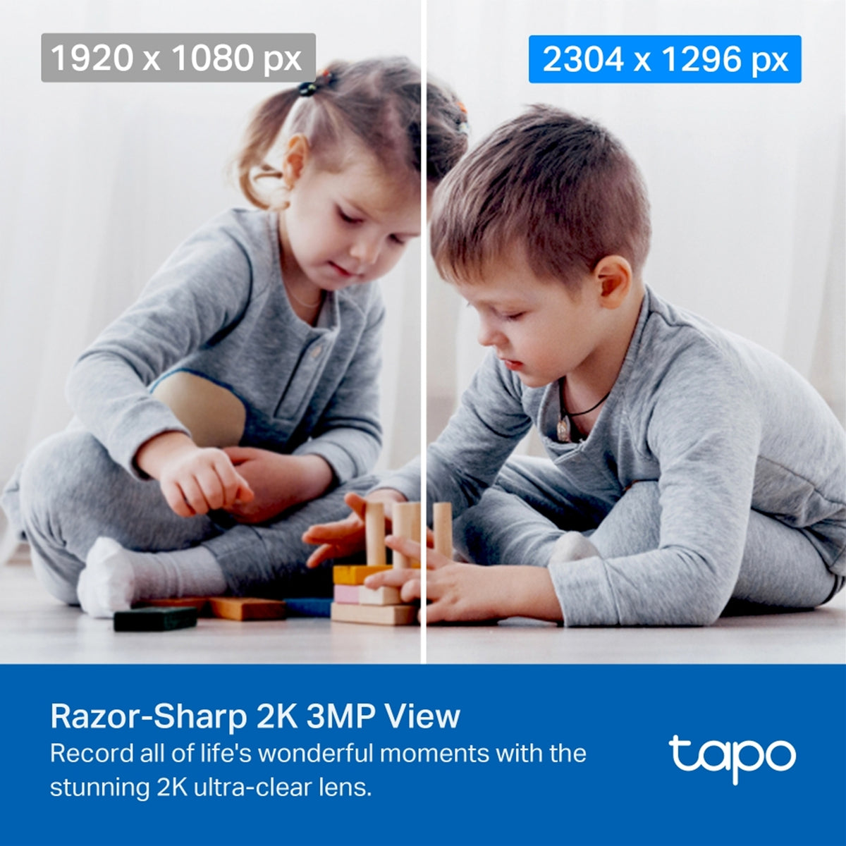 TP-Link Tapo C210P2 2K Pan/Tilt Wi-Fi Camera 2-Pack – view 3