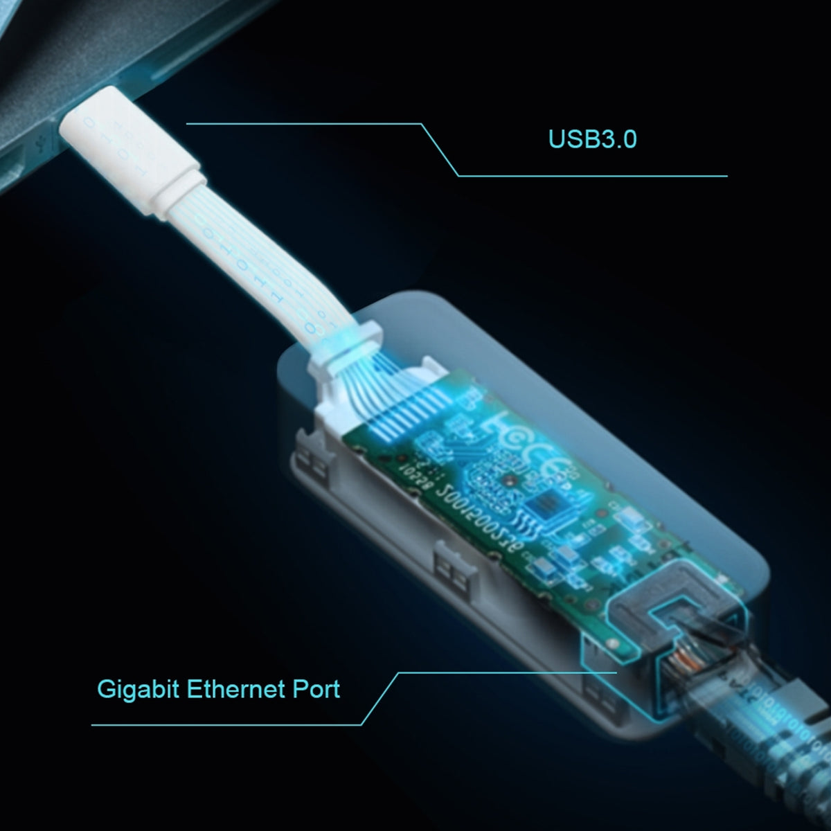 TP-Link UE300C USB-C to Gigabit Ethernet Adapter – view 5