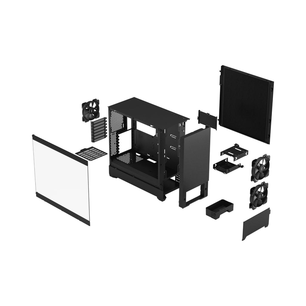 Fractal Design Pop Silent Black TG Clear - ATX Mid Tower Case — view 13