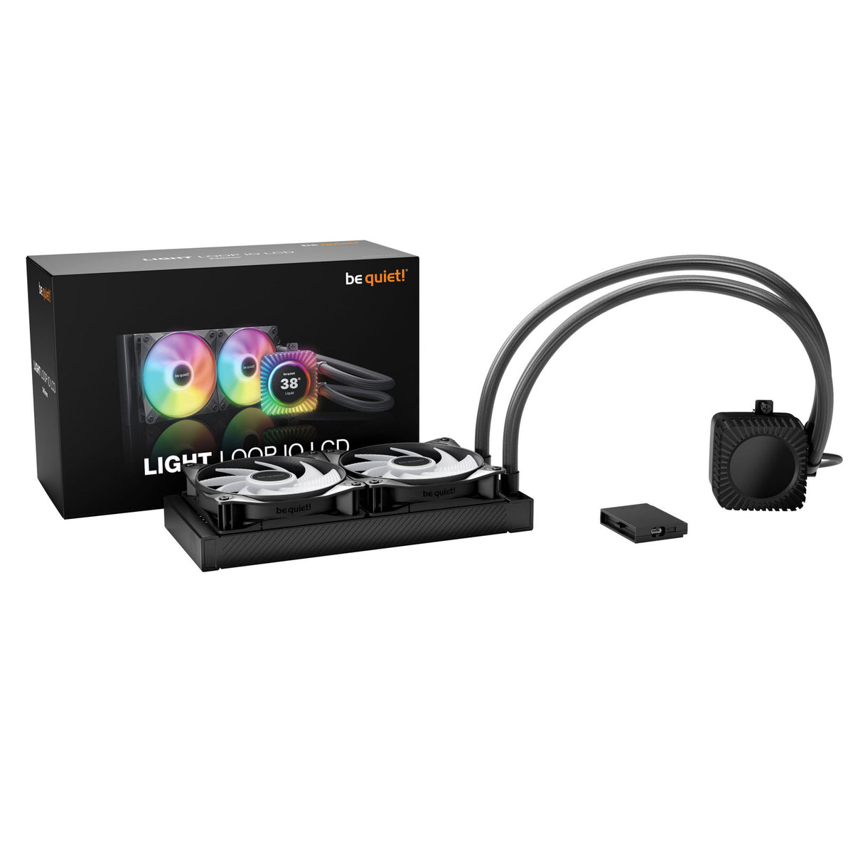 be quiet! Light Loop IO LCD 240mm Black AIO Liquid Cooler – view 6