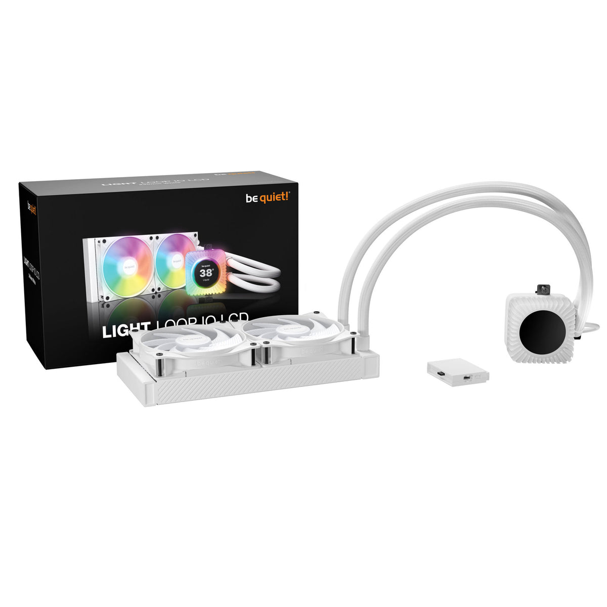 be quiet! Light Loop IO LCD 240mm White AIO Cooler