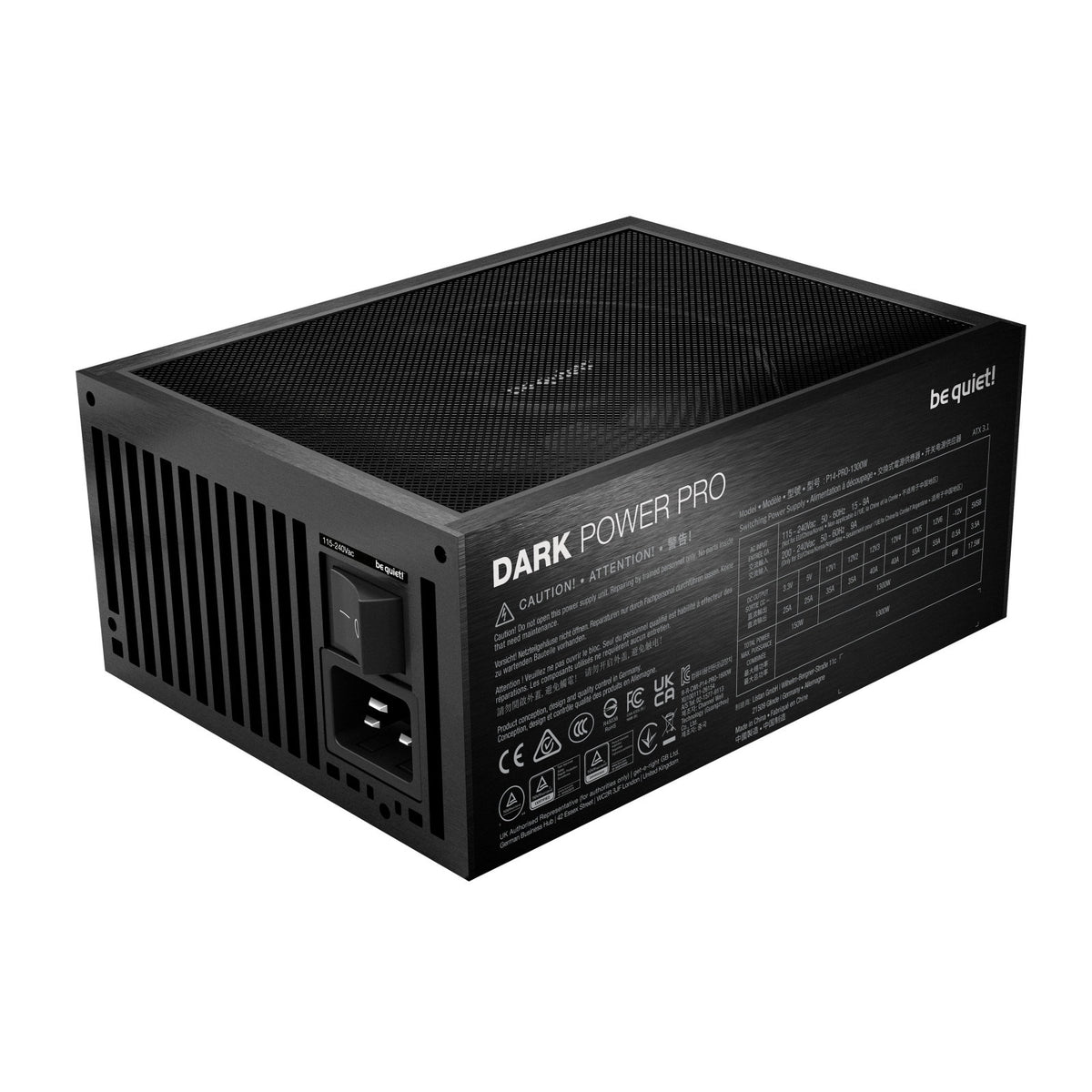 be quiet! Dark Power Pro 14 IO 1300W 80+ Titanium PSU ATX 3.1 – view 4
