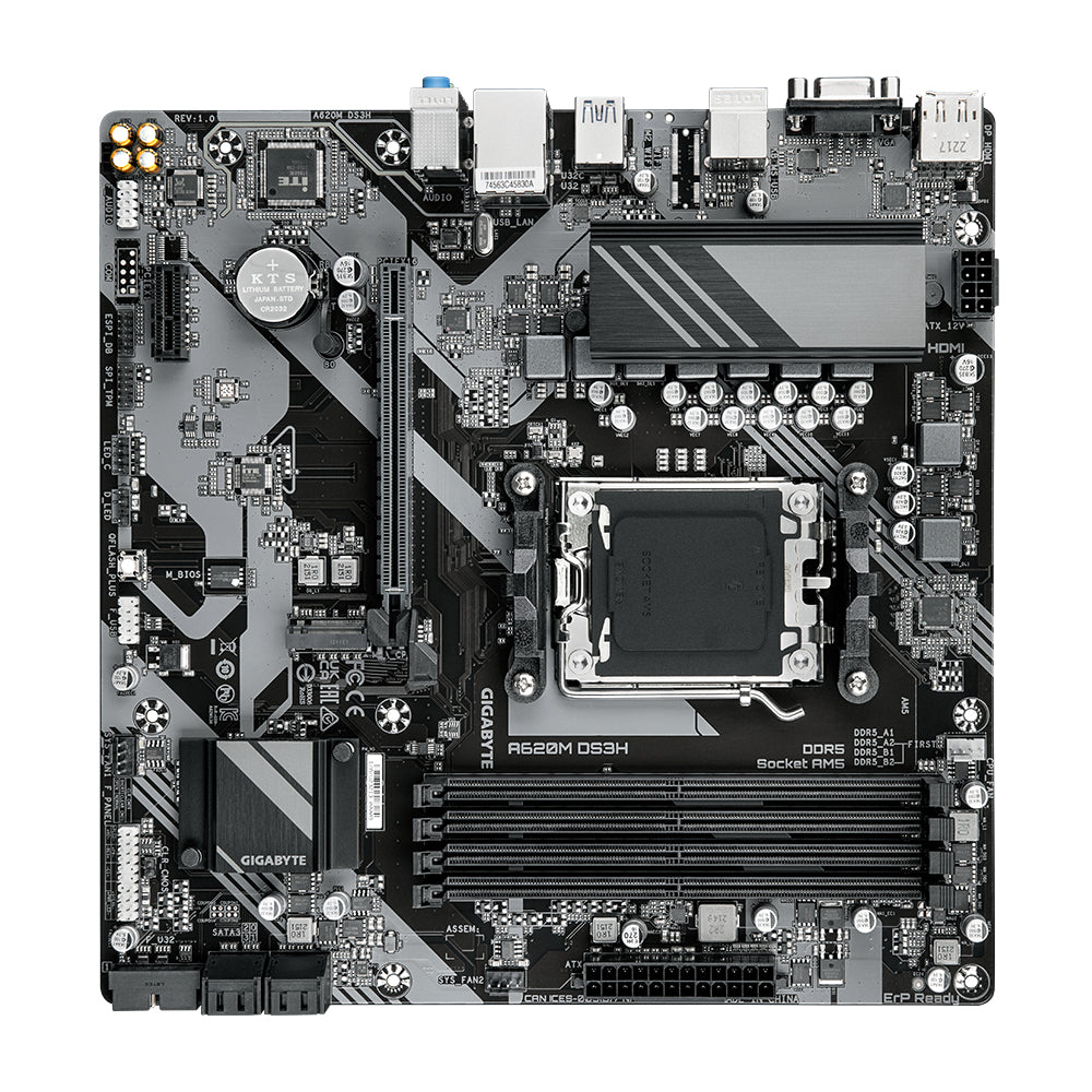 Gigabyte A620M DS3H AM5 Micro-ATX Motherboard DDR5 M.2