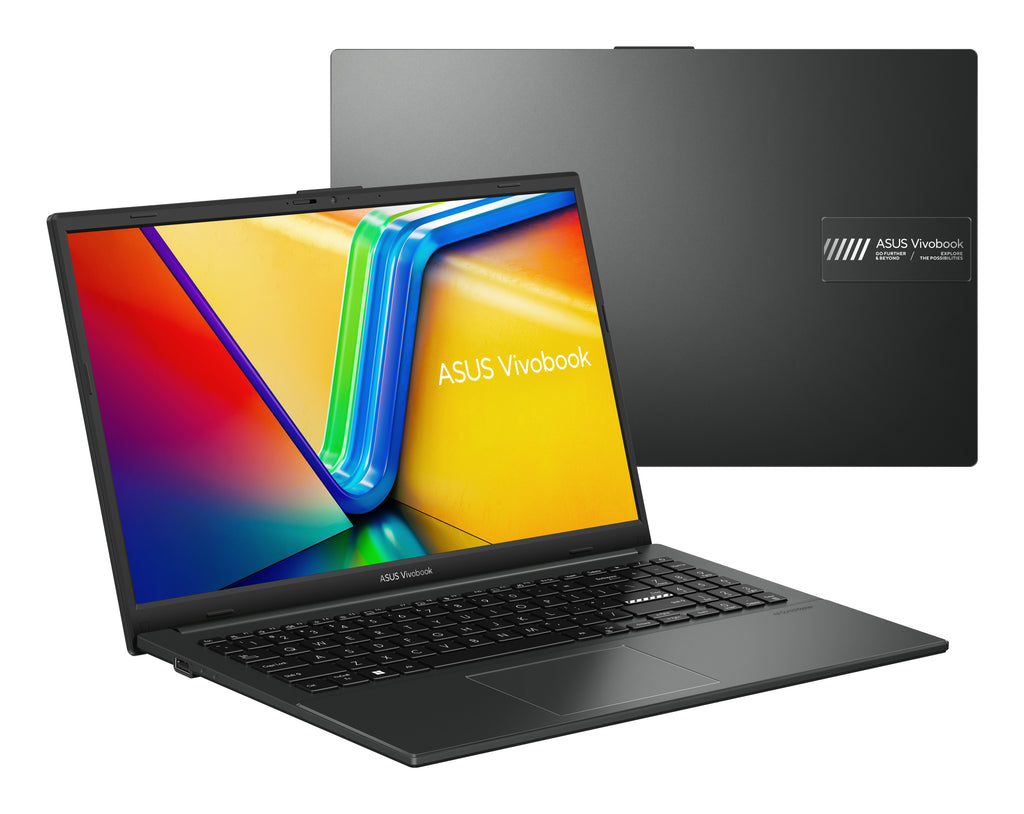 ASUS Vivobook Go 15 E1504FA-BQ5732W Mixed Black - open and closed units together