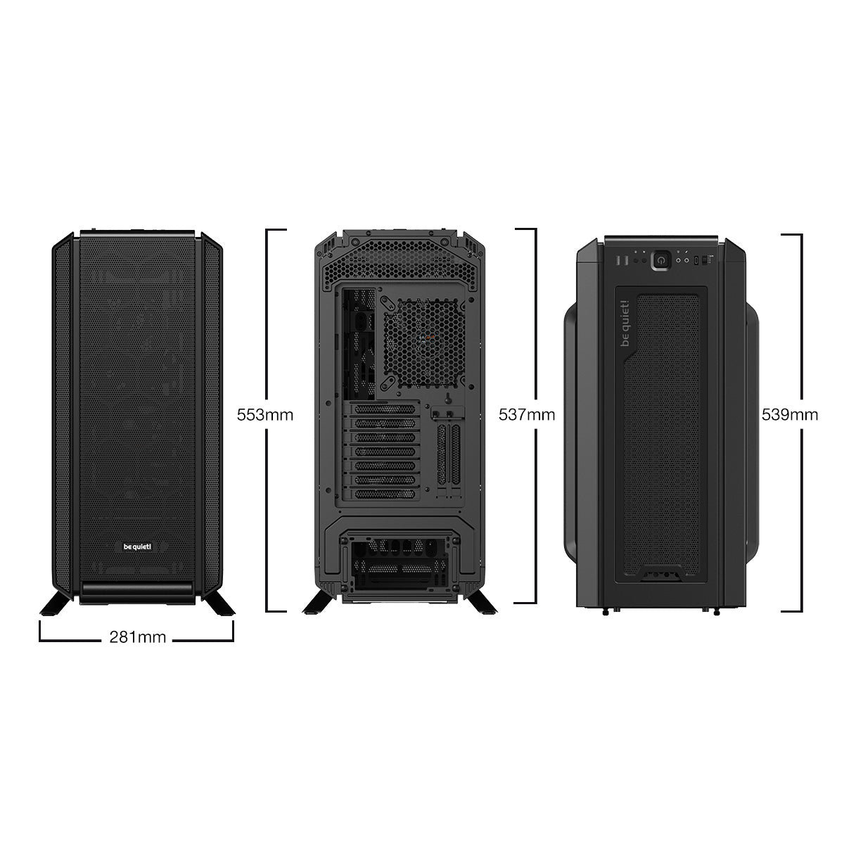 be quiet! Silent Base 802 Black Mid Tower Case BG039