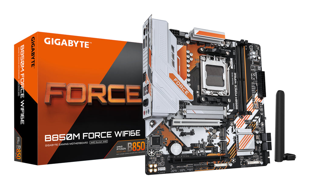 Gigabyte B850M FORCE WIFI6E AMD AM5 Micro-ATX Motherboard