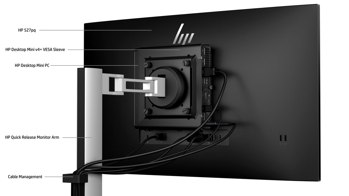 HP 527pq Series 5 Pro 27" QHD IPS Monitor - 2560x1440