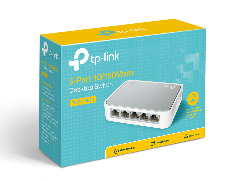 TP-Link TL-SF1005D 5-Port 10/100Mbps Desktop Switch