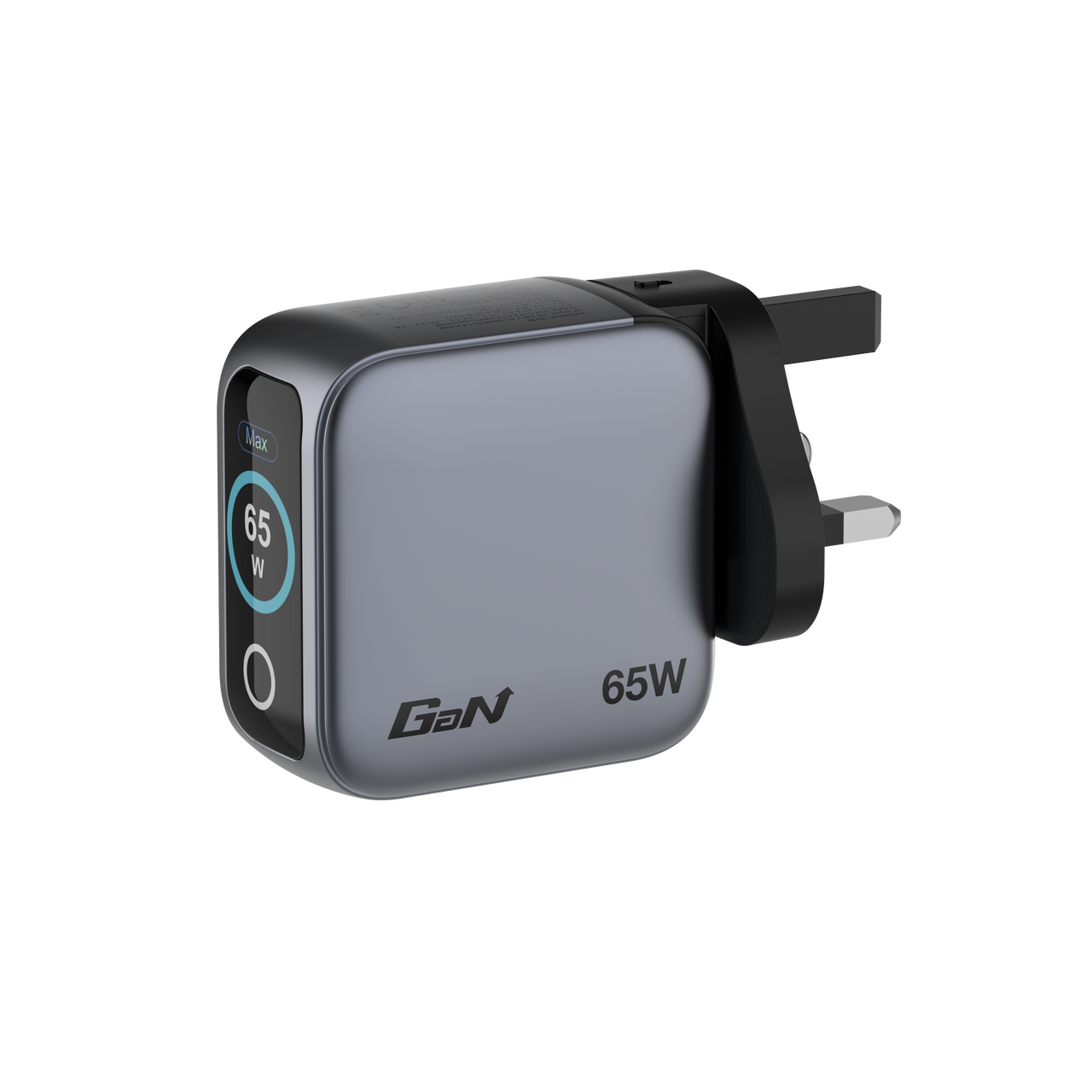 Mini GaN Charger with Display 65W 3-Port