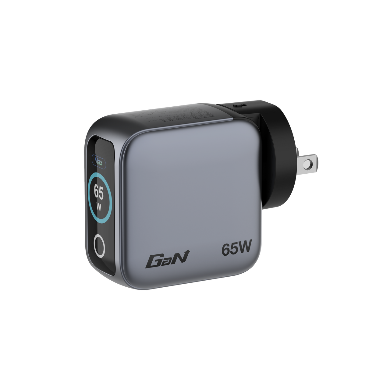 Mini GaN Charger with Display 65W 3-Port