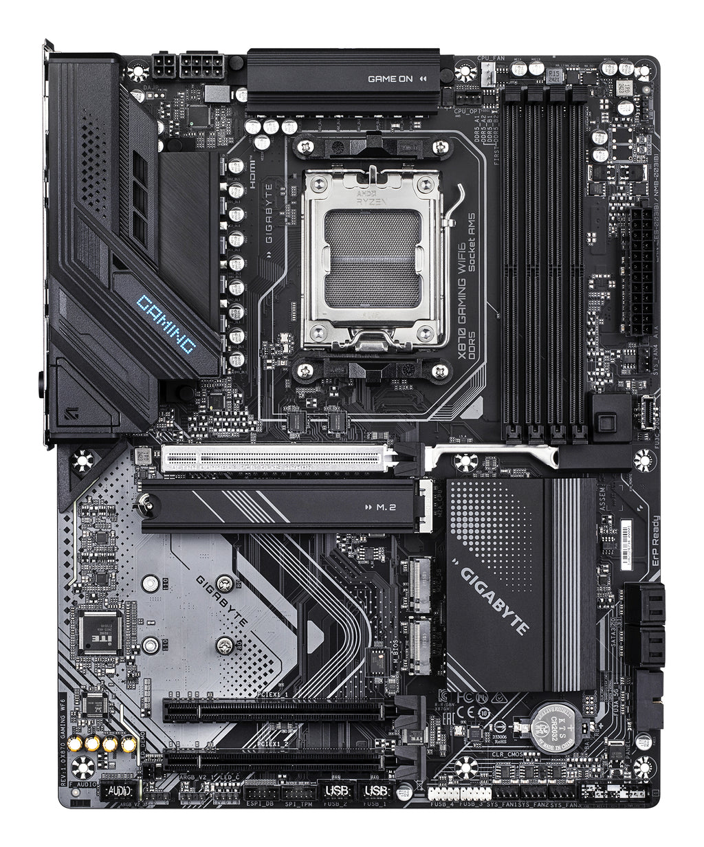 Gigabyte X870 Gaming WiFi6 AM5 ATX DDR5 Motherboard