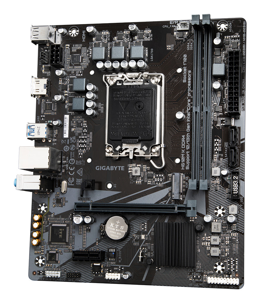 Gigabyte H610M K DDR4 Micro-ATX Motherboard LGA1700