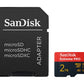 SanDisk Extreme PRO microSDXC UHS-I Card with Adapter