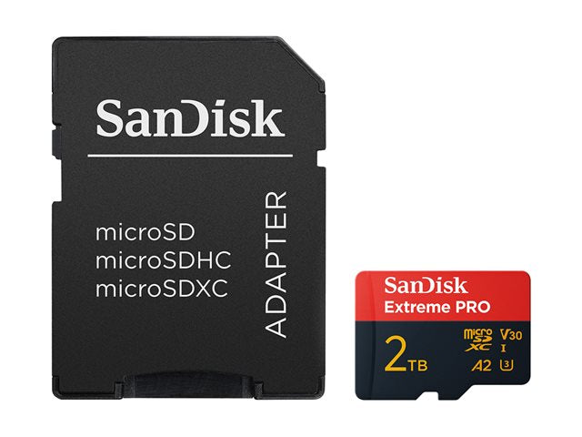 SanDisk Extreme PRO microSDXC UHS-I Card with Adapter