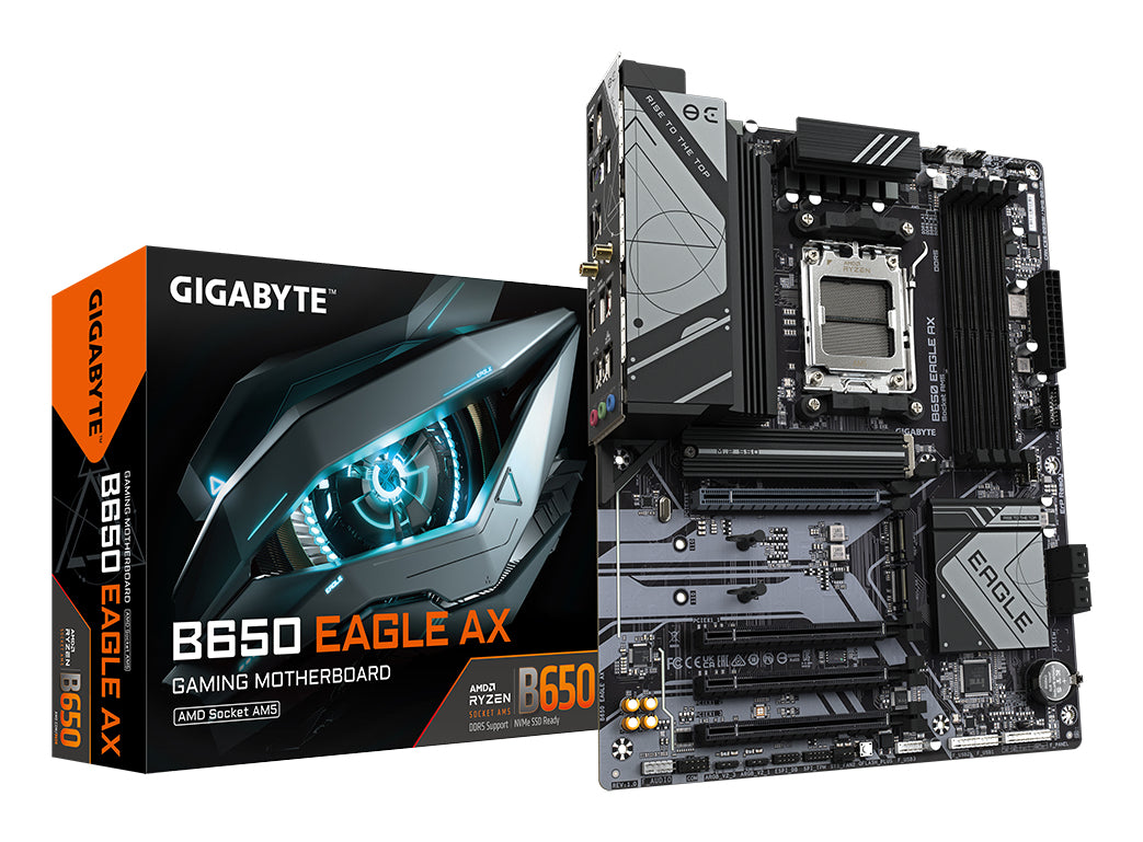 Gigabyte B650 EAGLE AX AM5 ATX Motherboard - Wi-Fi 6E, DDR5