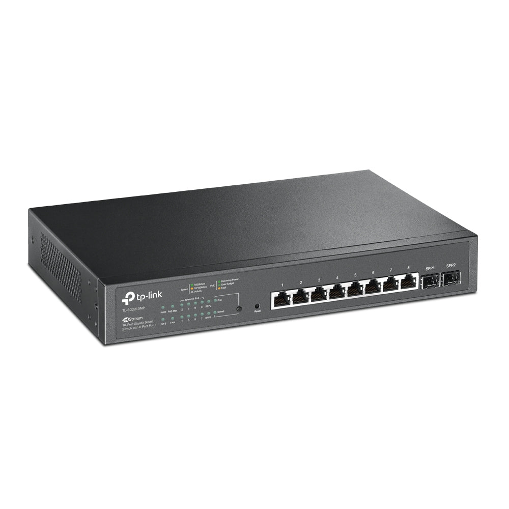 TP-Link TL-SG2210MP 10-Port Gigabit Smart PoE+ Switch 150W