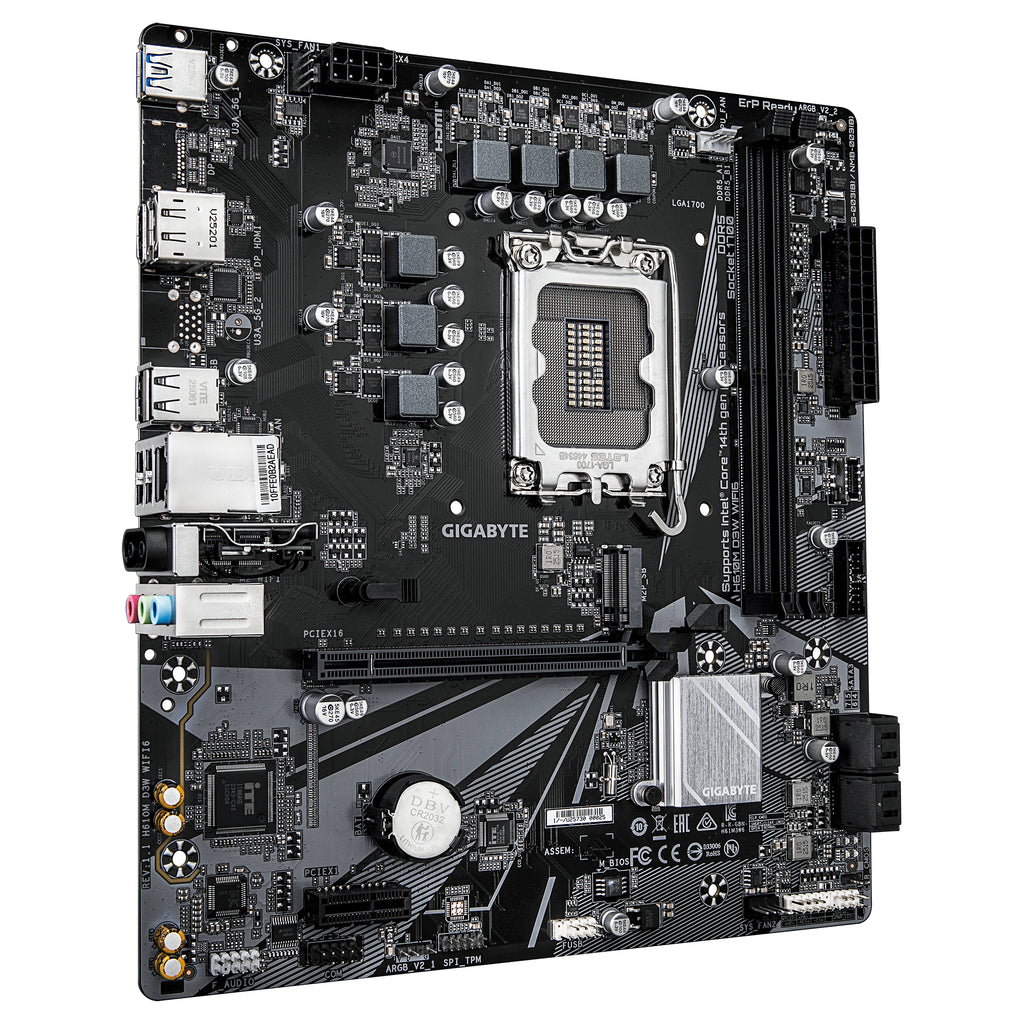 Gigabyte H610M D3W WIFI6 Rev 1.1 - DDR5, Wi-Fi 6, LGA1700