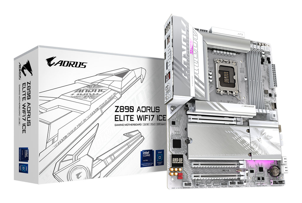 Gigabyte Z890 AORUS Elite WiFi7 ICE LGA1851 ATX Motherboard