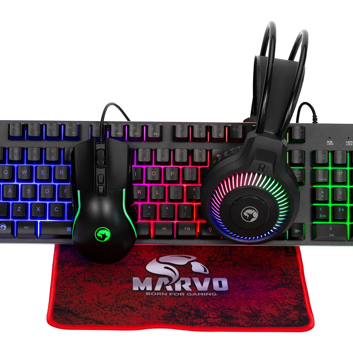 Marvo CM416 LOOT40 keyboard Mouse included Gaming USB Black