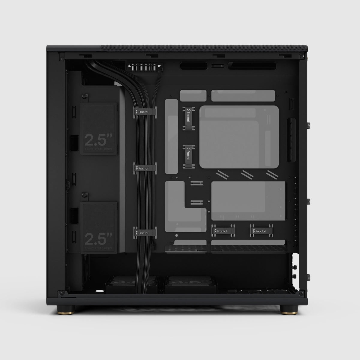 Fractal Design North XL Full Tower Case - Black, Tempered Glass