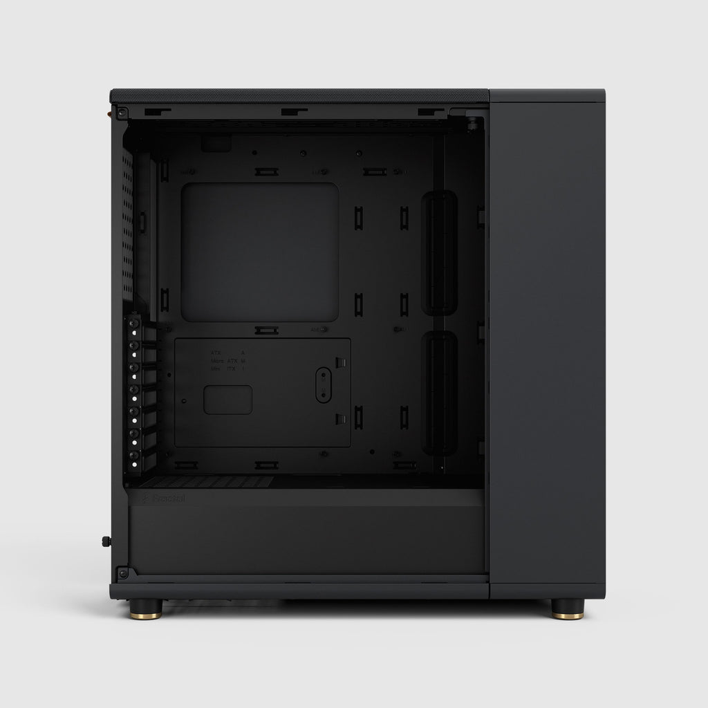 Fractal Design North Mid Tower Case - Charcoal Black, Walnut, Dark TG