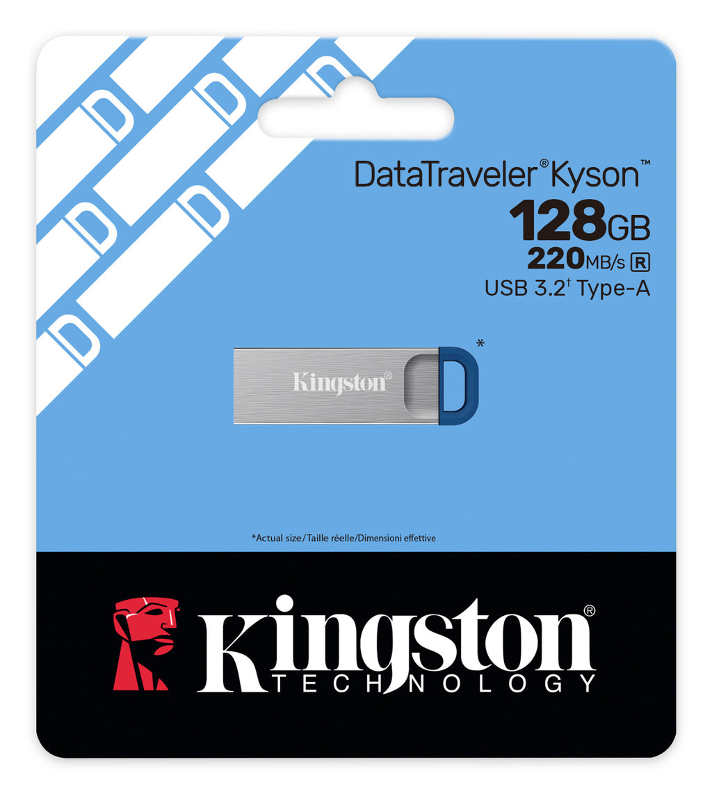 Kingston DataTraveler Kyson USB 3.2 Metal Flash Drive