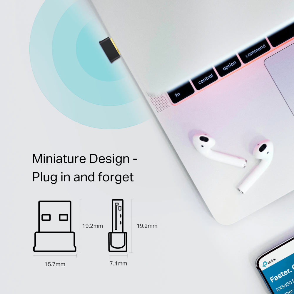 AC600 Nano Wi-Fi Bluetooth 4.2 USB Adapter 4