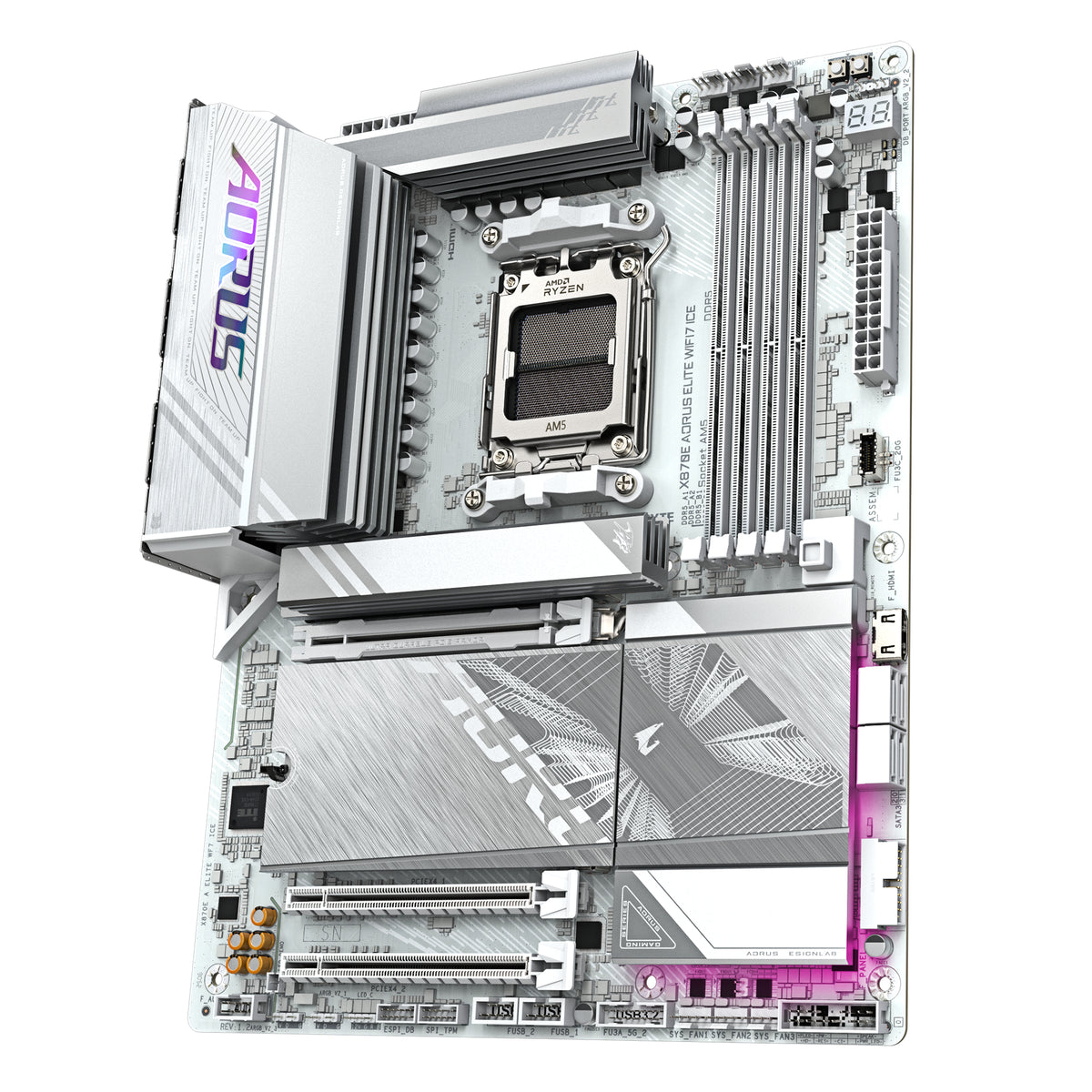 Gigabyte X870E AORUS Elite WiFi7 ICE AM5 ATX Motherboard