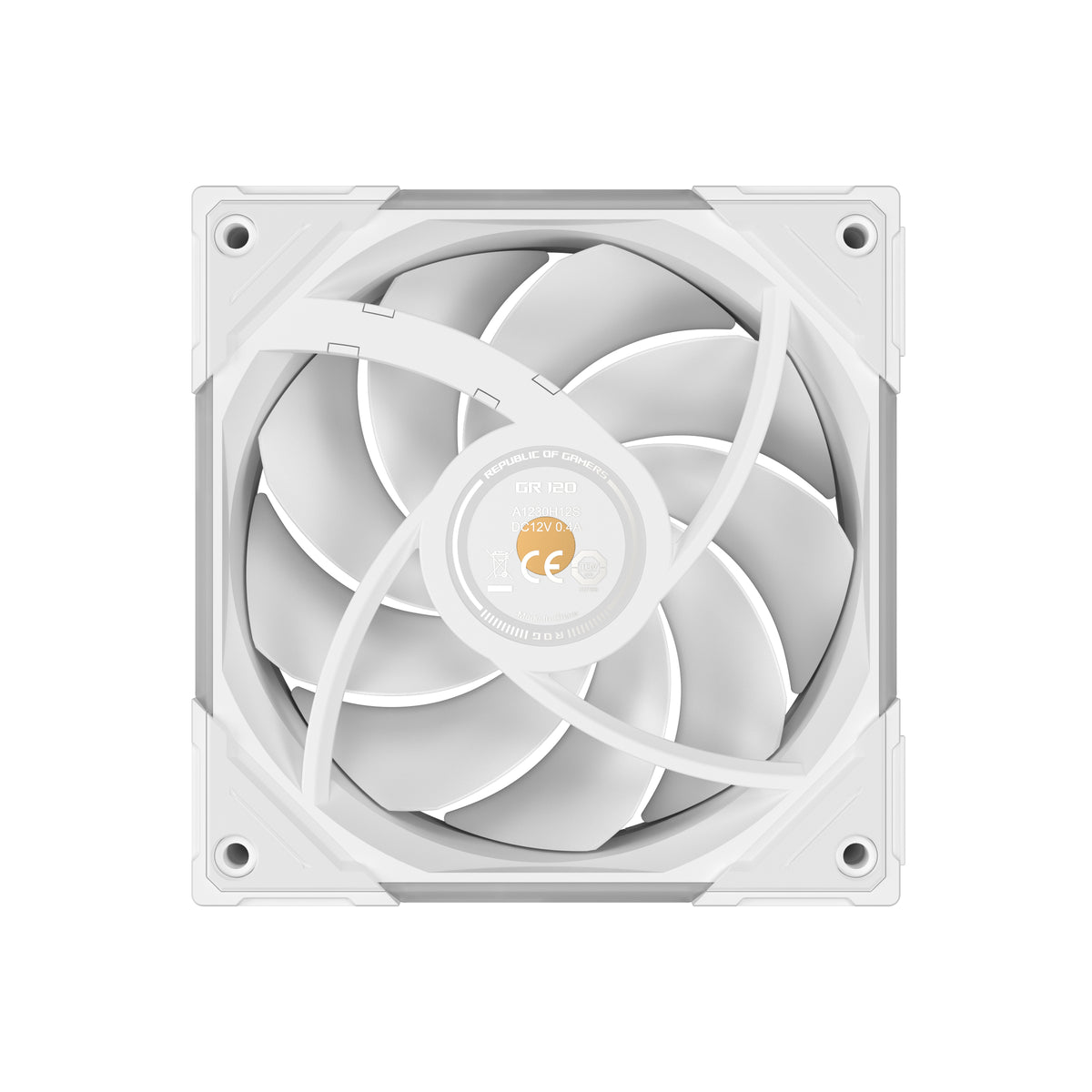 ASUS ROG Eurux GR120 ARGB Fan White Edition - 120mm PWM