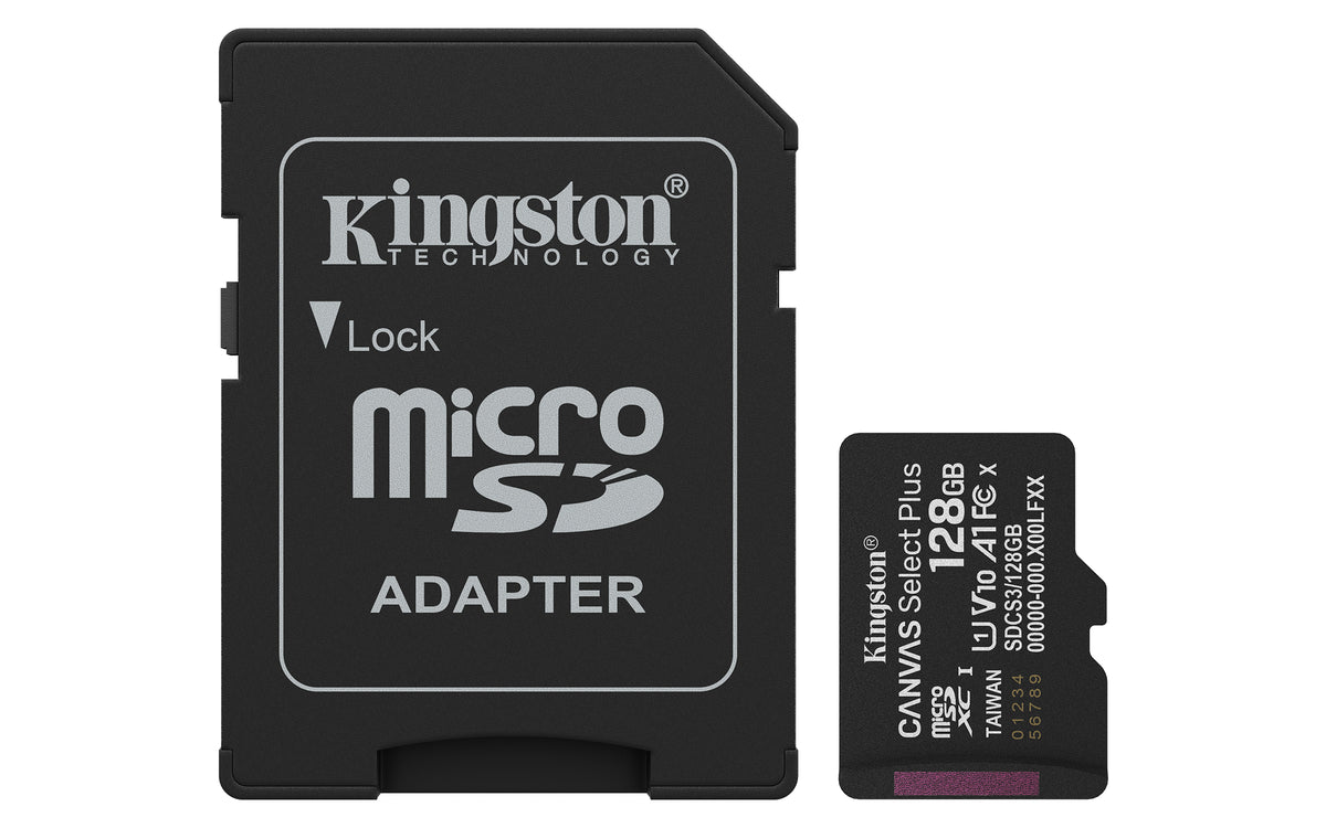 Kingston Canvas Select Plus microSDXC - 128GB / 256GB