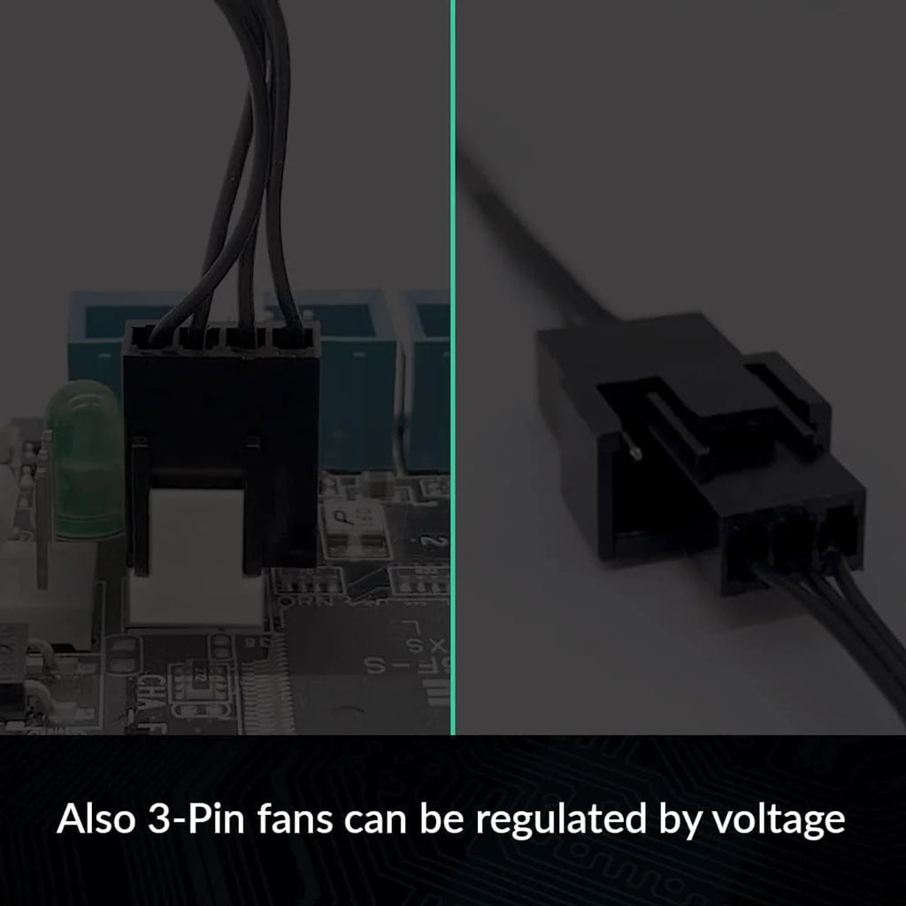 Arctic ACCBL00007A 4-Pin PWM Fan Splitter Cable for 4 case fans