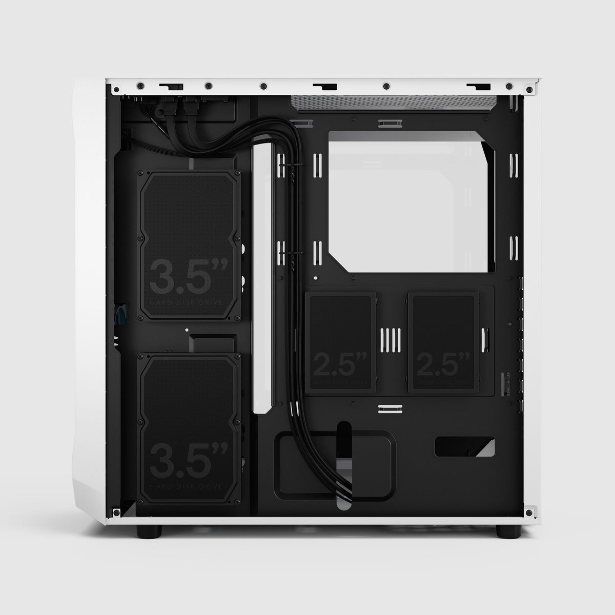 Fractal Design Focus 2 RGB White TG Clear Tint Mid-Tower Case