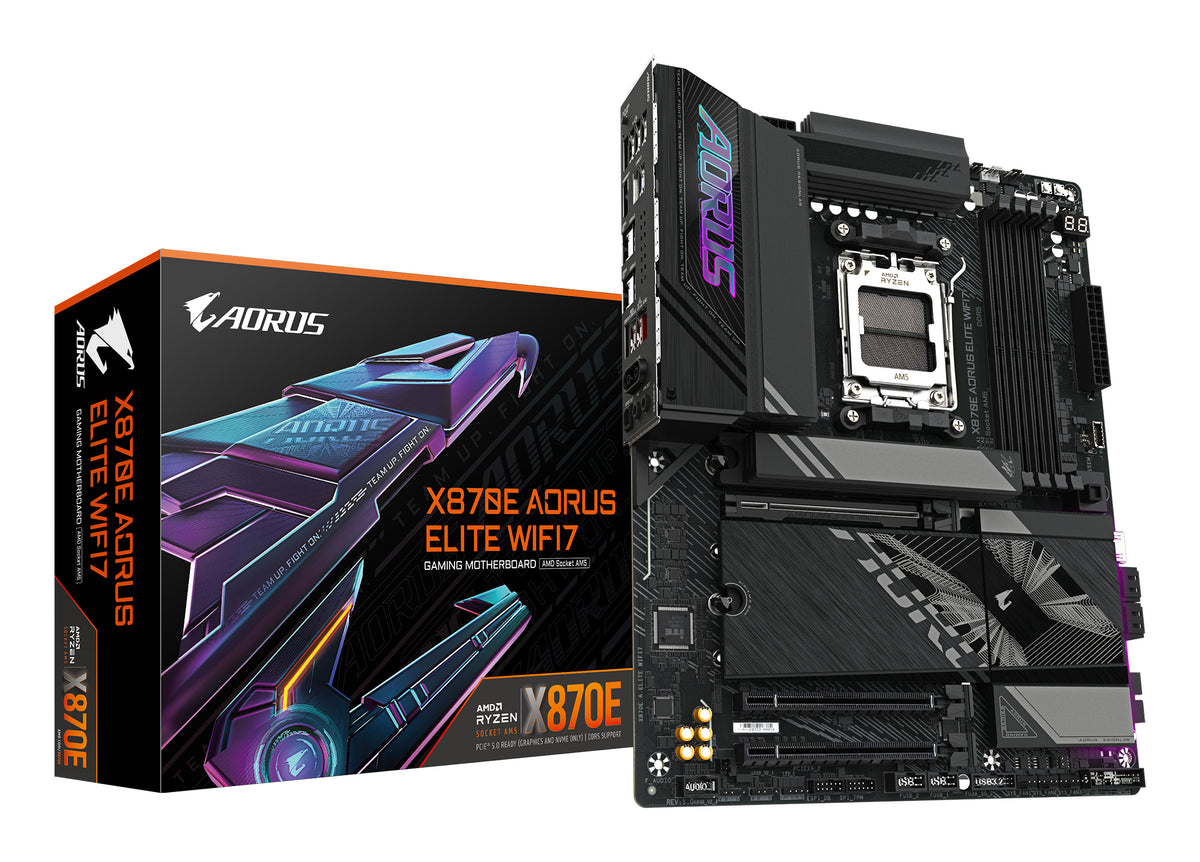 Gigabyte X870E AORUS Elite WiFi7 AM5 ATX Motherboard DDR5