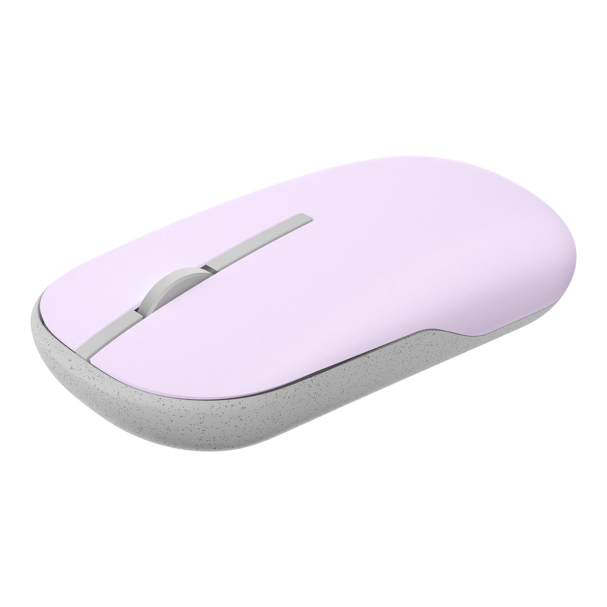 ASUS Marshmallow Mouse MD100 Lilac Mist Purple, angled