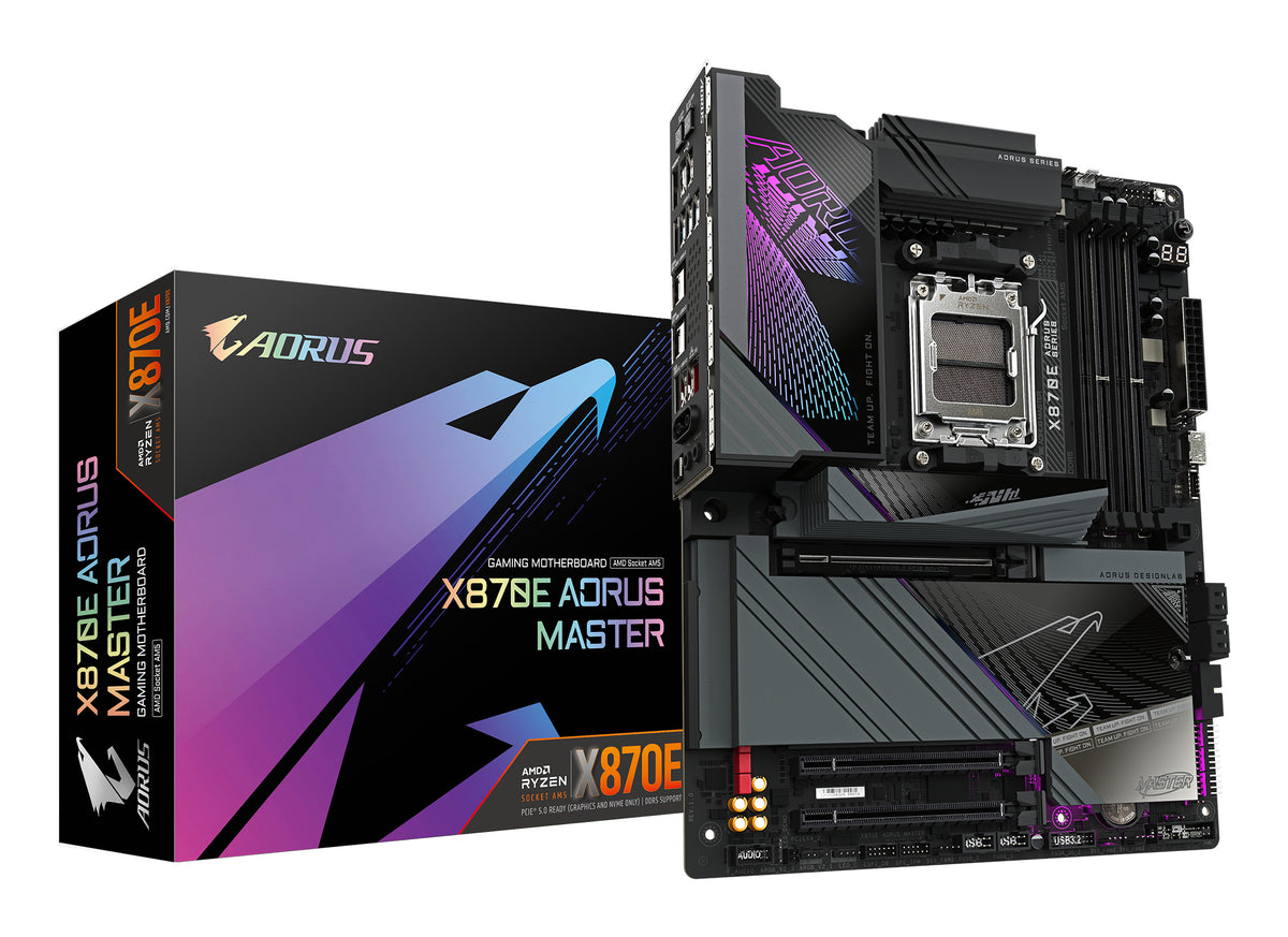 Gigabyte X870E AORUS MASTER AM5 ATX Motherboard - Wi-Fi 7