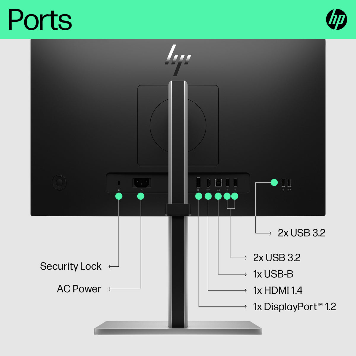 HP E22 G5 21.5" FHD IPS Monitor - 75Hz, HDMI, DisplayPort