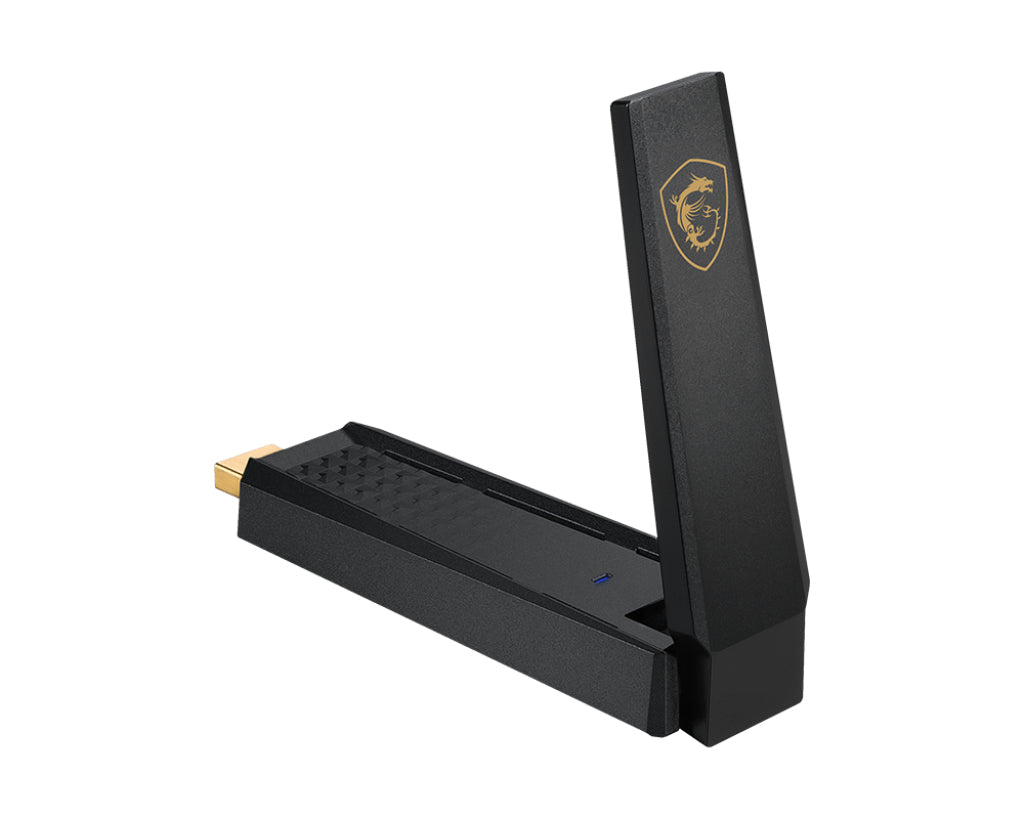 MSI AXE5400 WiFi 6E USB Adapter - Tri-Band, 5400 Mbps