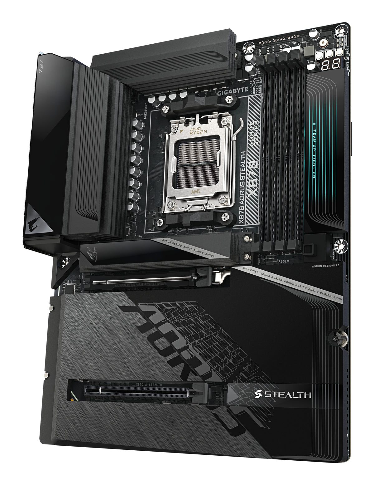 Gigabyte X870 AORUS STEALTH AM5 ATX Motherboard - Wi-Fi 7