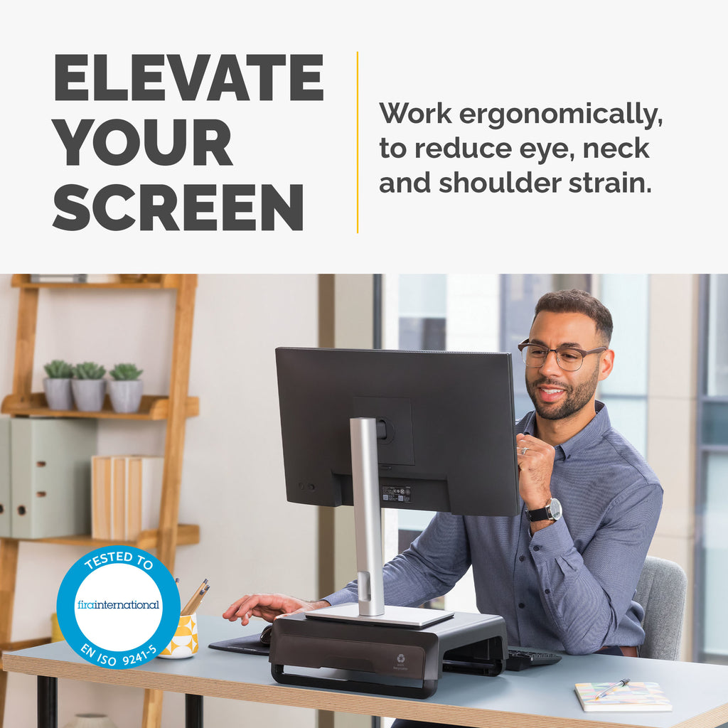 Fellowes Breyta Monitor Stand Black - 3 Height Settings