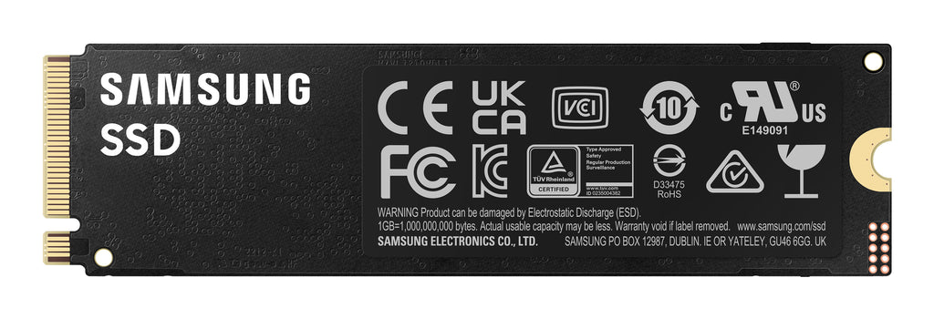 Samsung 990 PRO NVMe SSD PCIe Gen4 M.2 – 1TB, 2TB, 4TB