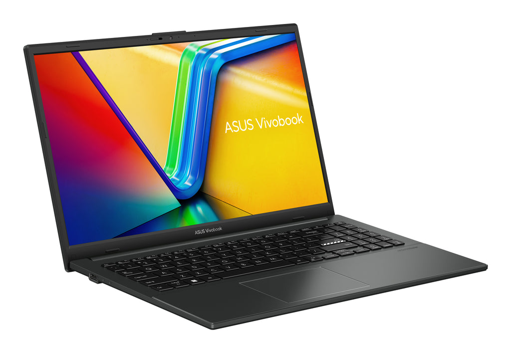 ASUS Vivobook Go 15 E1504FA-BQ5732W Mixed Black - three-quarter view from the left
