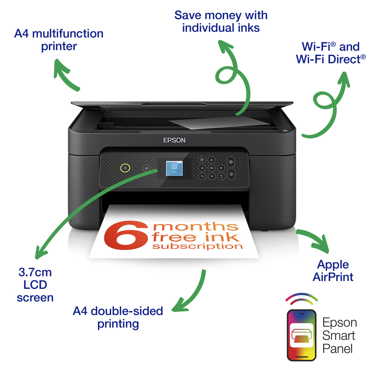 Epson Expression Home XP-3200 Wireless Colour Inkjet Printer