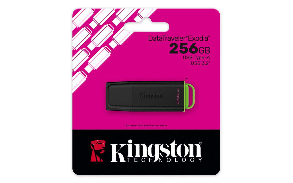 Kingston DataTraveler Exodia 256GB USB 3.2 Gen 1 Black/Green