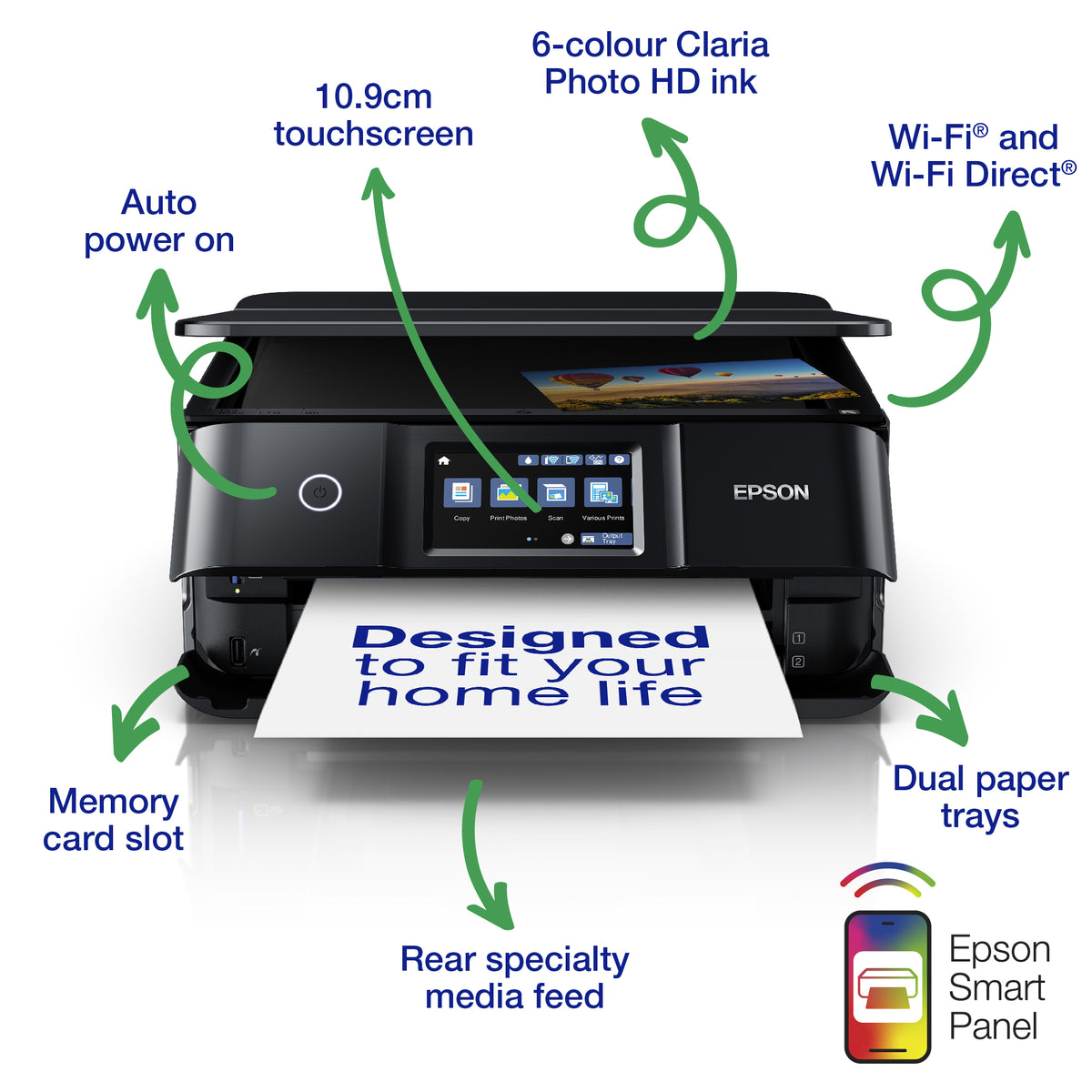 Epson Expression Photo XP-8700 Wireless Inkjet Printer