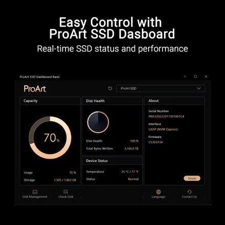 ProArt PA40SU SSD Enclosure
