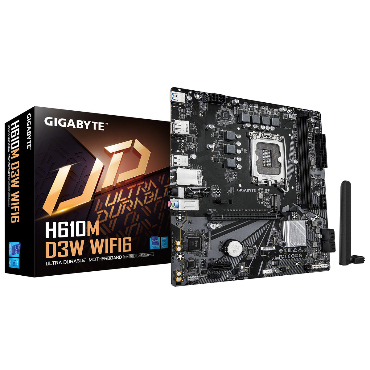 Gigabyte H610M D3W WIFI6 Rev 1.1 - DDR5, Wi-Fi 6, LGA1700