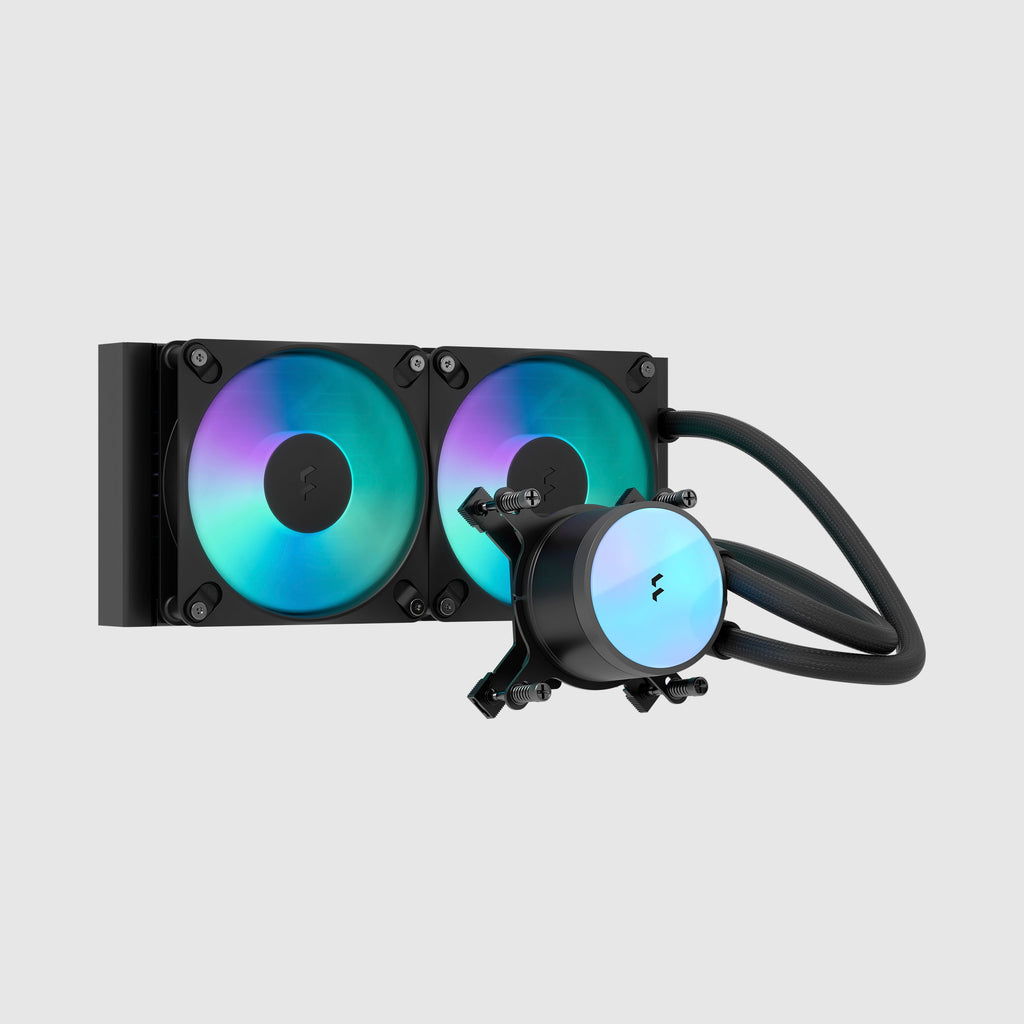 Fractal Design Radius 240 RGB Black AIO Cooler - 240mm