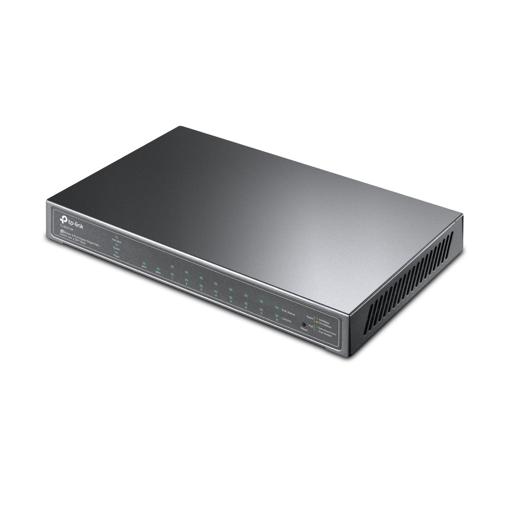 TP-Link TL-SG2210P 10-Port Gigabit Smart PoE+ Switch 61W