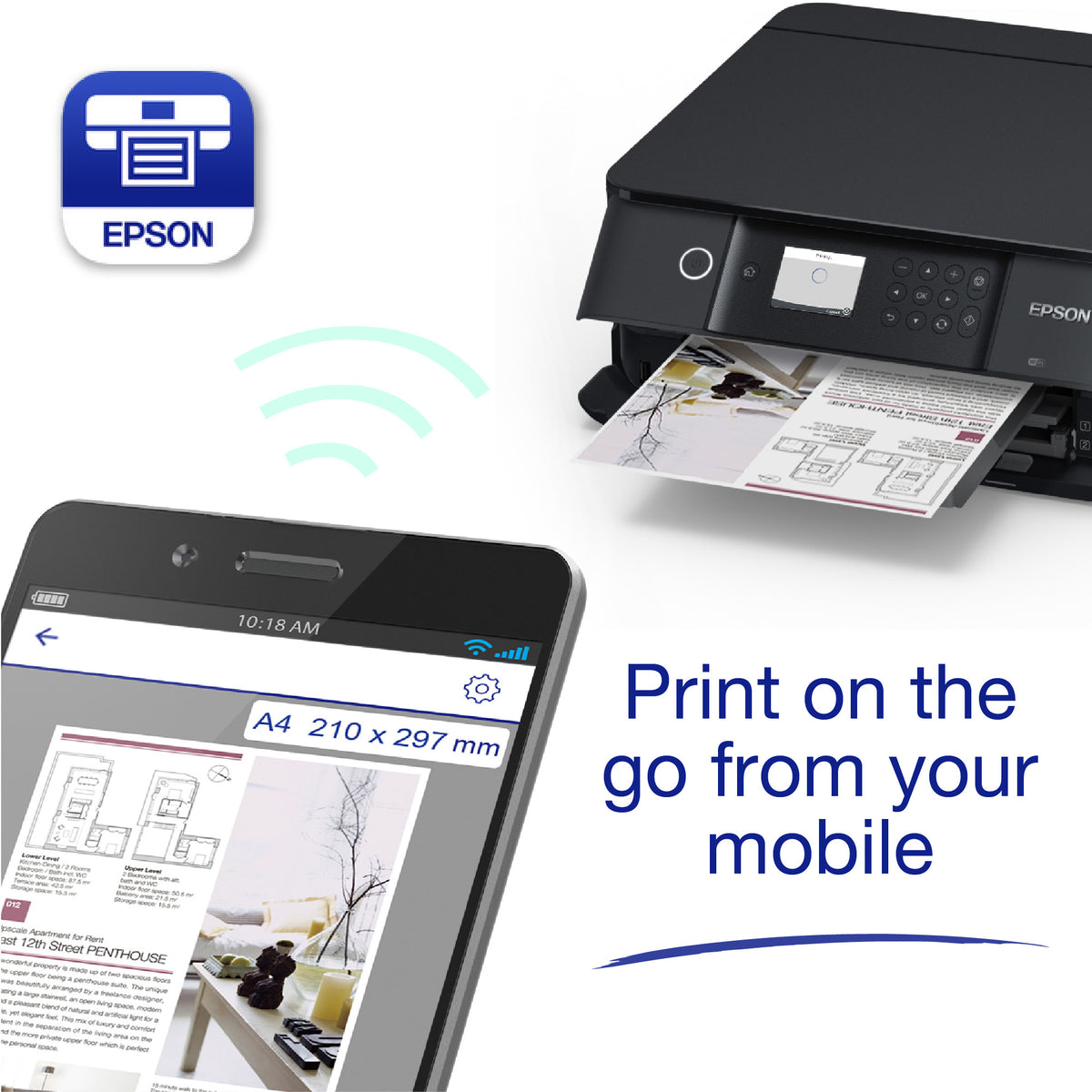 Epson Expression Premium XP-6100 Wireless All-in-One Printer