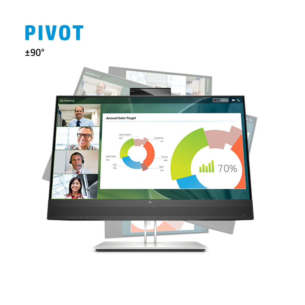 HP E24mv G4 FHD Conferencing Monitor 23.8" 1080p IPS